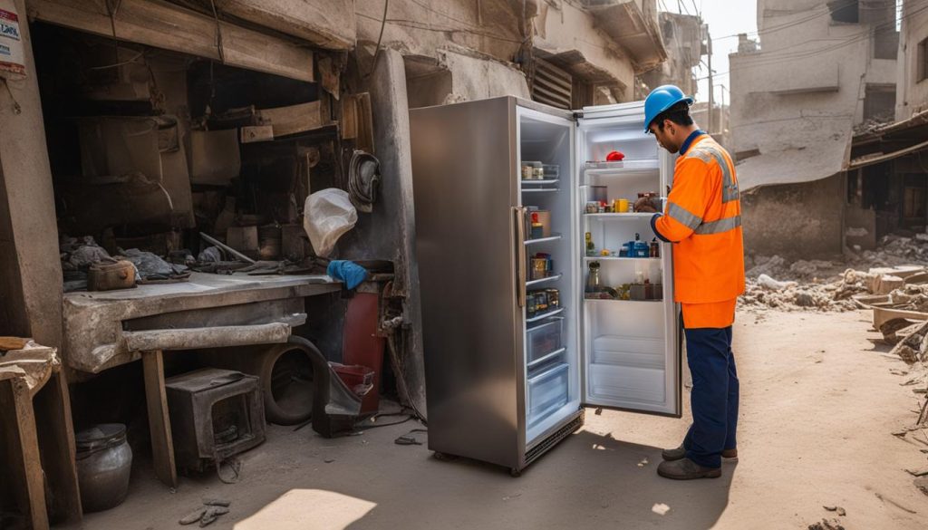 fridge repair in Al Taawun